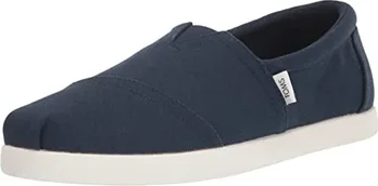 TOMS Alp Fwd Navy recycled cotton canvas