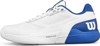 Wilson Rush Pro 5 white/deja vu blue/safety yellow