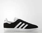 adidas Gazelle core black/white/Gold met