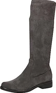 Caprice Flat Boot dk grey stretch