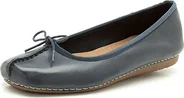 Clarks Freckle Ice Navy leather
