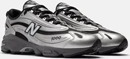 New Balance 1000 silver metallic/green