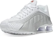 Nike Shox R4 white/metallic silver/max Orange