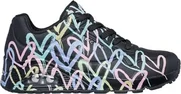 Skechers Uno Lite Spread the Love black/violet/Turquoise
