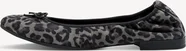 Tamaris leather Ballerina grey/black
