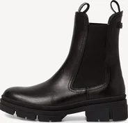 Tamaris leather Chelsea Boot black leather
