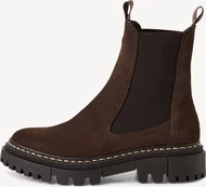 Tamaris leather Chelsea Boot brown