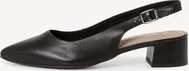 Tamaris leather Slingpumps black