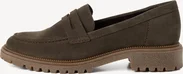 Tamaris leatherslipper olive