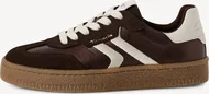Tamaris leathersneaker Low brown metallic