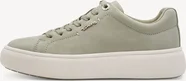 Tamaris leathersneaker Low sage nubuc