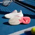 adidas Barricade 13 cloud white/champagne met./lucid red