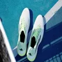 adidas Barricade 13 cloud white/core black/semi green spark