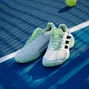 adidas Barricade 13 cloud white/core black/semi green spark