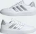 adidas Courtblock cloud white/silver metallic/grey two