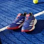 adidas Courtquick Padel lucid blue/silver metallic/lucid red
