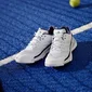 adidas Crazyquick Padel cloud white/silver metallic/dark blue