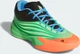 adidas Dame X Lime burst/signal coral/blue burst