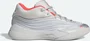 adidas Dame X silver metallic/grey two/lucid red