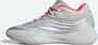 adidas Dame X silver metallic/grey two/lucid red