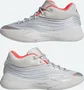adidas Dame X silver metallic/grey two/lucid red