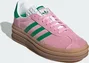 adidas Gazelle Bold true Pink/green/cloud white
