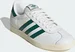 adidas Gazelle core white/collegiate green/Cream white