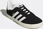 adidas Gazelle core black/footwear white/Gold metallic