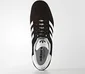 adidas Gazelle core black/white/Gold met