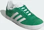 adidas Gazelle green/cloud white/Gold metallic