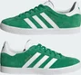 adidas Gazelle green/cloud white/Gold metallic