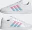 adidas Grand Court Base Beyond cloud white/bliss Pink/bliss blue