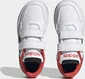 adidas Hoops cloud white/core black/bright red