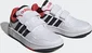 adidas Hoops cloud white/core black/bright red