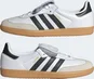 adidas Samba LT cloud white/core black/Gold metallic
