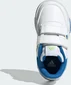 adidas Tensaur Hook and Loop cloud white/bright royal/solar slime