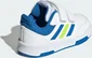 adidas Tensaur Hook and Loop cloud white/bright royal/solar slime