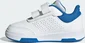 adidas Tensaur Hook and Loop cloud white/bright royal/solar slime