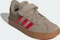adidas VL Court 3.0 blanch Cargo/pure ruby/Gold metallic