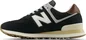 New Balance 574 brown/dark silver metallic