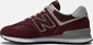 New Balance 574 Core Burgundy/white