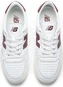 New Balance T500 white/washed Burgundy