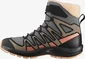 Salomon XA Pro V8 Winter Waterproof pewter/black/Peach fuzz