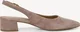 Tamaris leather Slingpumps Beige