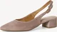 Tamaris leather Slingpumps Beige
