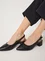 Tamaris leather Slingpumps black