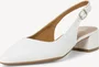 Tamaris leather Slingpumps White