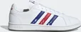 adidas Grand Court Base cloud white/royal blue/scarlet