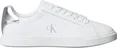 Calvin Klein Brooke Leather Silver Tab Trainers...