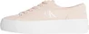 Calvin Klein Plateau Canvas silver peony